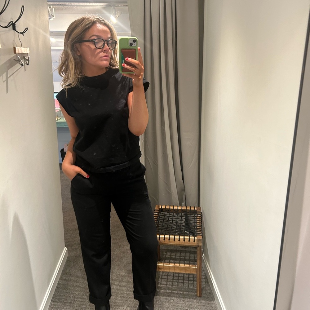 Black agolde top